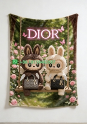 Dior Throw Blankets